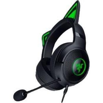 Razer Kraken Kitty V2 austiņas RZ04-04730100-R3M1, vadu, USB-A, 20-20000 Hz, 32 Ω, 40 mm, RGB apgaismojums, mikrofons (RZ04-04730100-R3M1)
