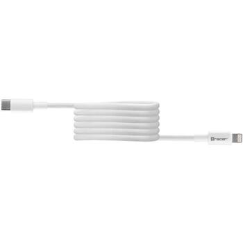 Tracer Lādētājs TRAKBK47169, 1m, USB Type C vīriešu, Lightning 8pin vīriešu, 3A, 5 vadi (TRAKBK47169)
