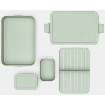 BRABANTIA Make & Take pusdienu kārba, bento, jade green (203527)