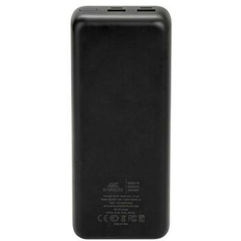 Rivacase Power Bank VA1080, 30000mAh, 65W, LCD, 2xUSB-A, 2xUSB-C, Литий-полимер, черный/синий (VA1080)
