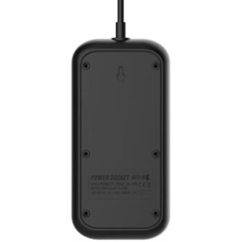 Colorway Электрическая розетка CW-CHE64B, 17W, 10A, 250V, 6 евроразъемов, 4xUSB, 2м медный кабель, защита от детей (CW-CHE64B)