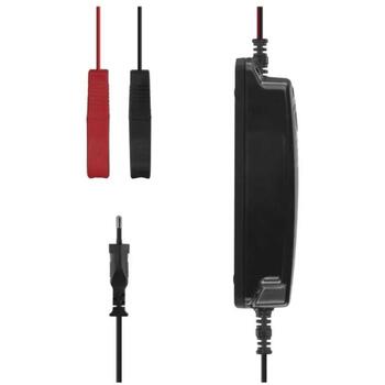 Emos Зарядное устройство для автомобильных аккумуляторов N1014, 220–240 V AC, 4 A, 6/12 V, IP65, 7 этапов зарядки, LED-индикация (N1014)