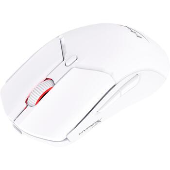 HyperX bezvadu spēļu pele Pulsefire Haste 2 Mini 7D389AA, 26000 DPI, 650 ips, 1000 Hz, 6 pogas, 100 milj. klikšķu, 100 h, LiPo (7D389AA)