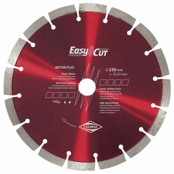 Cedima Алмазный отрезной диск Beton Plus 50006928, 350x3,2/25,4мм, мокрая и сухая резка, железобетон, бетонные плиты, кирпич (50006928)