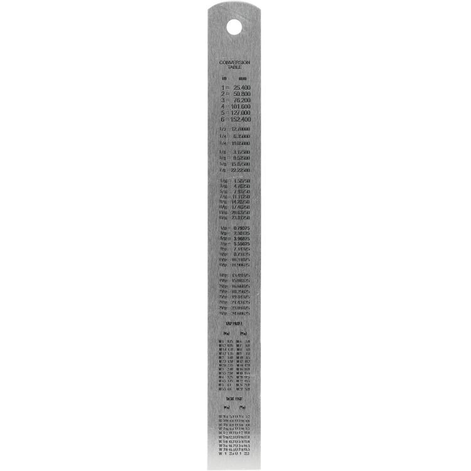 Yato lineāls YT-70720, 150mm, 19mm, 0.8mm, nerūsējošais tērauds, metriskā skala, II klases precizitāte, pulēta virsma (YT-70720)
