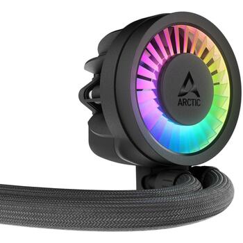 Arctic CPU Dzesētājs Liquid Freezer III Pro 420 A-RGB ACFRE00185A, 186m³/h, 3 ventilatori, 5.2mmH2O (ACFRE00185A)