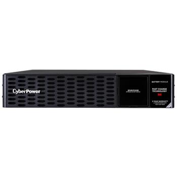 CyberPower Akumulatora korpuss BP48VP2U02, 48 V, 9 Ah, 2U, 8 akumulatori, melns, īpašības: karstais maiņas akumulators (BP48VP2U02)