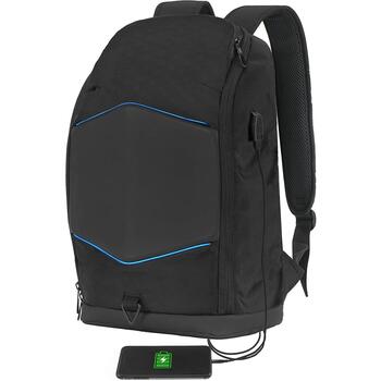 Tellur Рюкзак TLL611282, 15,6 дюйма, USB порт, LED лента, черный (TLL611282)
