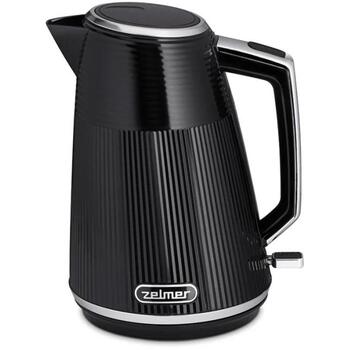 Zelmer Чайник ZCK7656 71507103P, 2200 W, 1.7 л, скрытый нагревательный элемент, 360° поворот, индикатор уровня воды (71507103P)