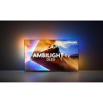 Philips televizors 55OLED801/12, 55 collas, 4K UHD OLED, 3840x2160, 120 Hz, Ambilight, Dolby Vision, Dolby Atmos, Titan OS (55OLED801/12)