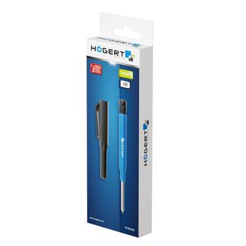 Hogert HT3B782 механический карандаш, 6 грифелей, HB, ABS+нерж. сталь, 155x12,5мм (HT3B782)