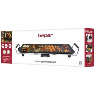 Beper Гриль P101BBQ070, 2000W, 70x23mm, антипригарное покрытие, регулируемый термостат, съемный поддон для жира (P101BBQ070)