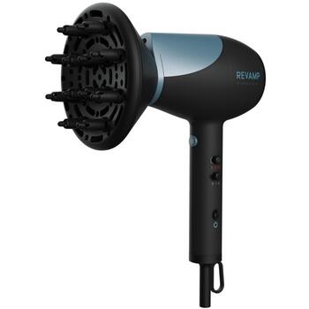 Revamp фен DR-6000-EU, 1800W, 4 температуры, 2 скорости, 3 насадки, ионизатор, 3м шнур (DR-6000-EU)