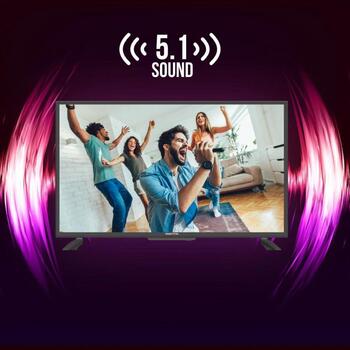 Manta televizors 43LUN120D, 43 collas, 3840x2160 UHD, 210 cd/m², 2x8W, DVB-C/T2 H.265 HEVC, 3D trokšņu samazināšana, VESA 200x200 (43LUN120D)