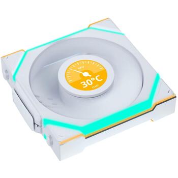 Lian Li Datora ventilators UNI FAN SL Wireless LCD 120 G99.12SLLCD1W3W.00, 120mm, 1900RPM, 2.4mmH2O, 3 ventilatori (G99.12SLLCD1W3W.00)