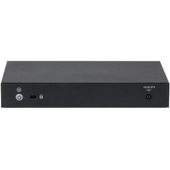 Dahua DH-PFS3010-8ET-96-V2 настольный коммутатор, 8 × 10/100Mbps PoE порты, 2 × 10/100/1000Mbps uplink, 90W, 8000 MAC, 5.6 Gbit/s (DH-PFS3010-8ET-96-V2)