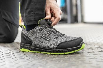 Hogert drošības apavi HT5K578-45, S1PS, SR, FO, EN ISO 20345, alumīnija purngals, kevlara starpzole, LACE SYSTEM, 463 g (HT5K578-45)