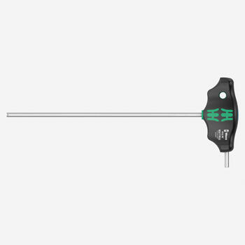 Wera 05023340001 sešstūra T-veida atslēga, 4.0mm, 200mm, hromēta, skrūvju noturēšana, ergonomisks rokturis (05023340001)