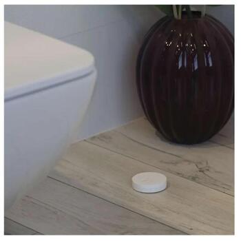 Emos Датчик утечки воды P56000S, 18 × 75 × 75 мм, Zigbee 3.0, 10 лет, IP65, 1 × 3 V CR2, ≤ 80% RH, > 85 дБ (P56000S)