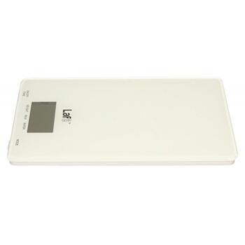 Lafe Кухонные весы WKS001.5 LAFWAG44841, 5кг, 1г точность, LCD, белый, стеклянная поверхность, функция тарирования (LAFWAG44841)