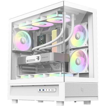 Gamemax korpuss NEX C51 WH, ATX/BTF, 7 paplašināšanas sloti, 1+1x3.5