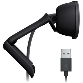 Logitech веб-камера BRIO 100 960-001585, 1920x1080, графит, встроенный микрофон (960-001585)