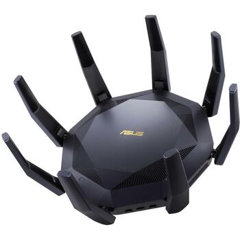 Asus беспроводной маршрутизатор RT-AX89X 6000Mbps, 8 антенн, 8 LAN портов, 2x10G порта, Wi-Fi 6, AiProtection Pro (RT-AX89X)