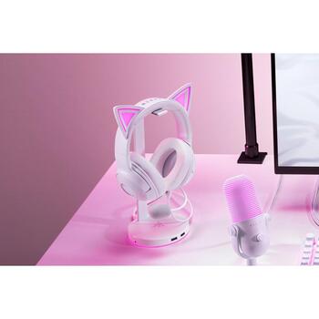 Razer austiņas Kraken Kitty V2 RZ04-04730600-R3M1, 32Ω, 2m, stereo, trokšņu izolācija, trokšņu slāpēšana (RZ04-04730600-R3M1)