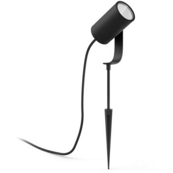 Philips Hue уличный прожектор Lily 8718696169087, 8Вт, 24В, 600лм, 2000-6500К, IP65, LED, Bluetooth, Zigbee, Apple HomeKit, Alexa (8718696169087)