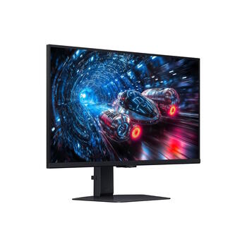 Игровой монитор 27″ 4K UHD 3840×2160 180 Гц 1 мс IPS Dual Mode 4K 180 Гц FHD 360 Гц FreeSync Premium HDR10+ LS27FG702EUXEN Черный Samsung (LS27FG702EUXEN)