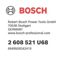 Tiecienskrūvgriežiem, akumulatoru skrūvgriežiem PRO IMPACT GALA ATSLĒGA BOSCH 2608521U68 (2608521U68)
