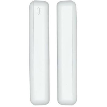 Rivacase Power Bank akumulators VA2572WHITE, 20000mAh, 20W, LiPo, QC 3.0, USB Type-C, 3x3A (VA2572WHITE)