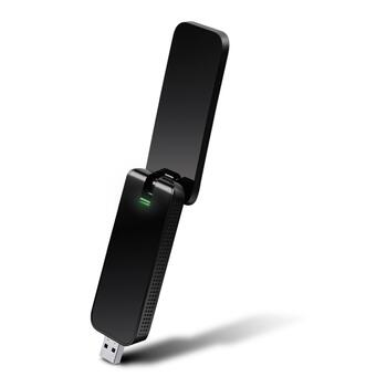 TP-Link Archer T4U AC1300 высокоэффективный беспроводной USB-адаптер 2.4 GHz 5 GHz USB 3.0 2 антенны Чёрный (ARCHERT4U)