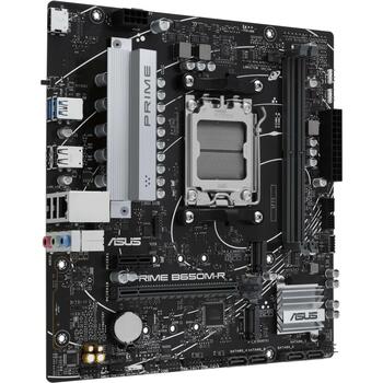Asus Mātesplate PRIME B650M-R, AM5, DDR5, 96 GB, 2 M.2, 4 SATA III, 2.5 Gb Ethernet, 7.1 audio, RGB LED (PRIMEB650M-R)