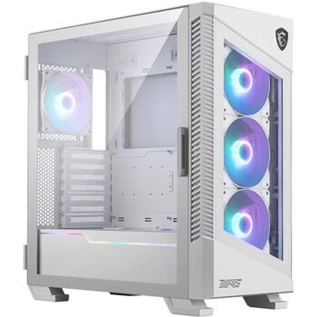 Msi Datora korpuss MPG VELOX 100R WHITE, 474x231x490mm, 8.64kg, 4 ventilatori, ARGB apgaismojums, 2xUSB 3.0, 1xUSB 3.1 Type-C (MPG VELOX 100R WHITE)
