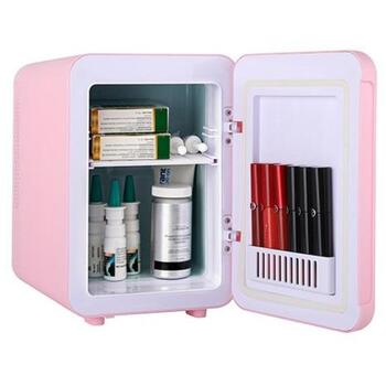 Adler Мини-холодильник AD 8084 pink, 4 л, 42 Вт, 1.5 кг, 183 мм, 241 мм, 270 мм, для дома и автомобиля (AD 8084 pink)