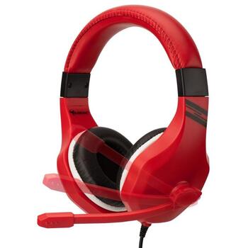 Subsonic Игровые наушники SA5582-2, 40mm, 20-20000Hz, 3.5mm, регулируемый микрофон, красный (SA5582-2)