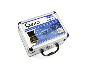 Metāla kroņurbju komplekts ar titāna urbi 10 gab. 16-53mm G40202 GEKO (G40202)