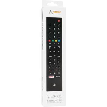 Sbox TV Pults RC-01407-GRUNDIG, 2xAAA, 8m, savietojamība ar GRUNDIG televizoriem (RC-01407-GRUNDIG)