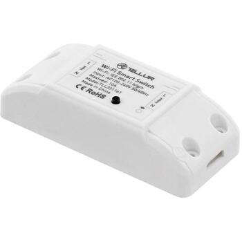 Tellur WiFi Inline Switch TLL331161, 2200W, AC100-240V, 10A, 2,4GHz, IEEE 802.11b/g/n, WPA-PSK/WPA2-PSK, Android 4.1/iOS 8 (TLL331161)