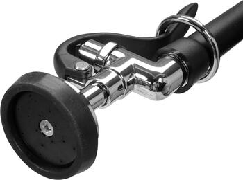 Yato industriālais jaucējkrāns YG-30700, 122.5cm, misiņš, nerūsējošais tērauds 304, dušas galva, 1 atvere (YG-30700)
