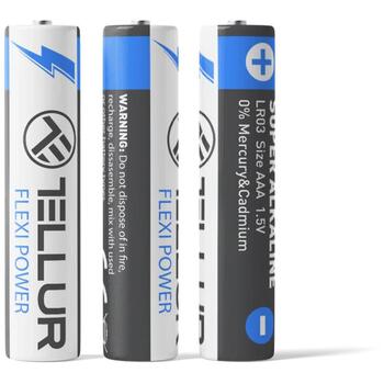 Tellur Flexi Power аккумулятор TLL158531, 1,5V, Универсальный, 2 шт./упак., Супер щелочной, AAA LR03 (TLL158531)
