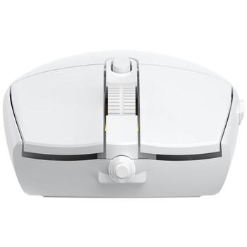 Baracuda Игровая мышь BGM-112 CRAB-W, 3600 DPI, 1.5m, 6 кнопок, белая, оптический сенсор, подсветка (CRAB-W)
