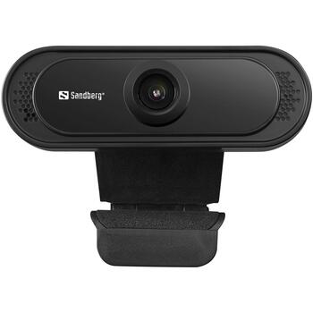 Sandberg web kamera 333-96, 1080p, USB 2.0, 1,2m, 30 kadri/s, 2MP, 60° skata leņķis, iebūvēts mikrofons (333-96)