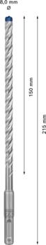 Perforatora urbjiem EXPERT SDS PLUS-7X TRIECIENURBIS PERFORATORIEM, 2608900184 BOSCH (2608900184)