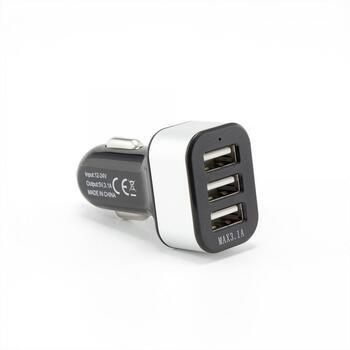 Sbox Автомобильное зарядное устройство CC-331B, AC 12-24V, 5V, USB 2.0, черный/серебристый (CC-331B)