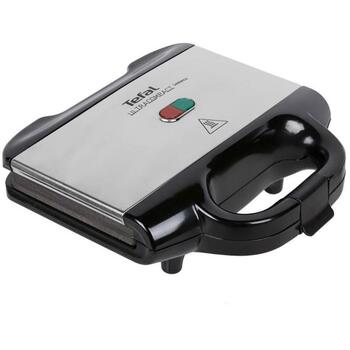 Tefal Sviestmaižu tosteris SM 1572, 700W, melns, nerūsējošais tērauds, rokturis ar slēdzeni, gatavošanas virsma 230x130mm (SM1572)