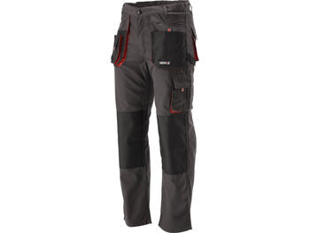 Yato darba bikses YT-80149, L/XL, 180-188 cm, 98-106 cm, 267 g/m², 65% poliesteris, 35% kokvilna, 9 kabatas, rāvējslēdzējs (YT-80149)