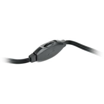 Gembird наушники MHS-123 20-20000 Гц, 1.8 м, 32 Ω, 103 дБ, сетевой кабель, черный (MHS-123)