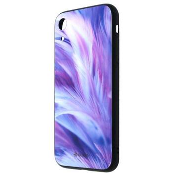 Tellur TLL121385, iPhone XR stikla vāciņš, violeta/zila, poliuretāns, aizmugurējais, skrāpējumiem un putekļiem drošs (TLL121385)